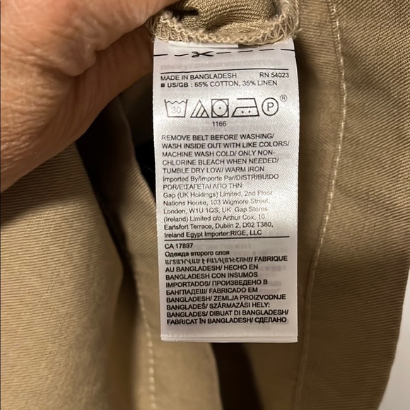 BR Limited Edition Khaki Utility Safari Romper Cotton Linen Jumpsuit, Size 12 - Picture 12 of 15